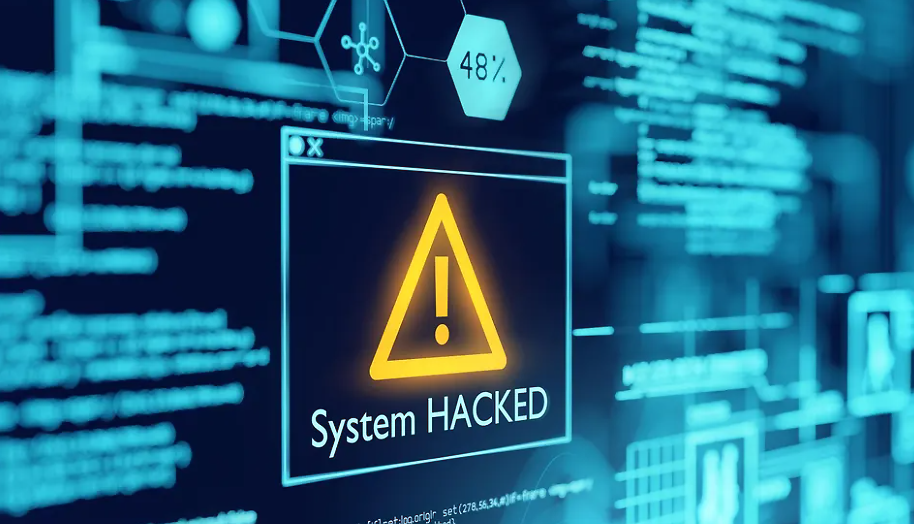 screen-showing-system hacked