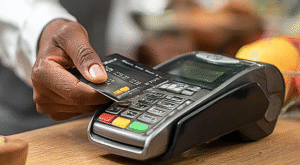 customer who pays by Visa or Mastercard